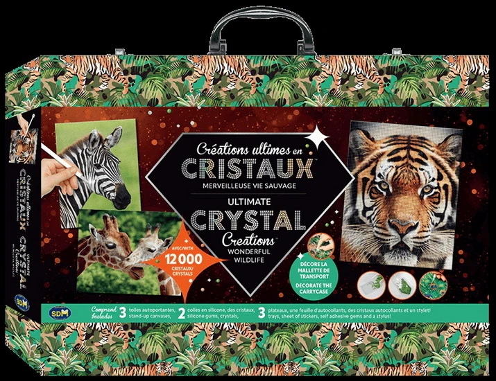 Coffret créations ultimes cristaux : merveilleuse vie sauvage