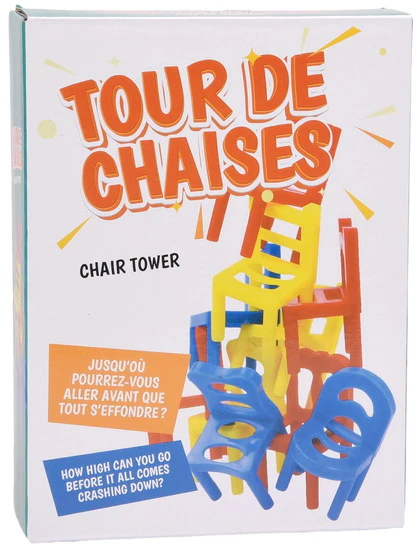 Jeu de chaises empilables