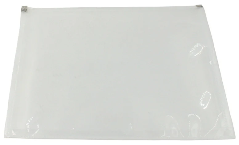 Env. à glissière format lettre transparent