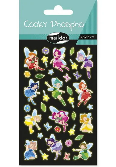 Autocollants phosphorescents Cooky : Fées