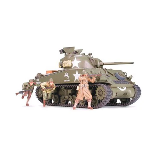 ENSEMBLE MODÈLE RÉDUIT - M4A3 SHERMAN 75MM