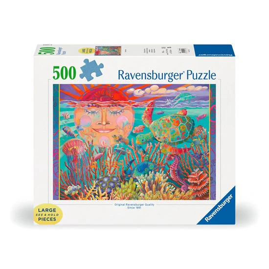 CASSE-TÊTE GRAND FORMAT - SOLEIL ET MER, 500 MORCEAUX