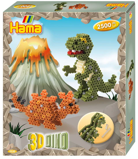 Boîte Cadeau Hama midi  - Dino 3D