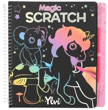 Livre de coloriages à gratter