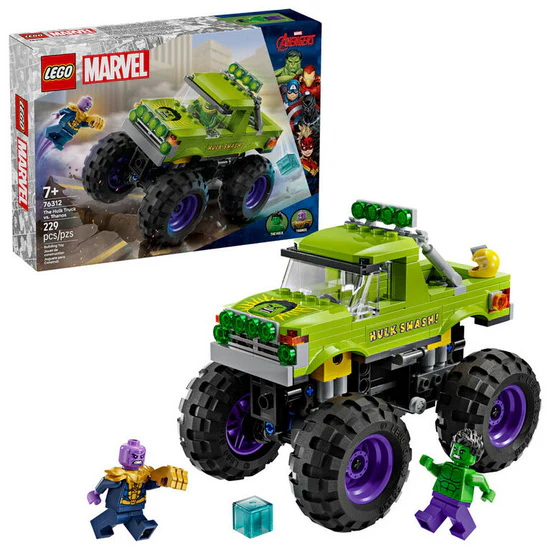 Le camion de Hulk contre Thanos