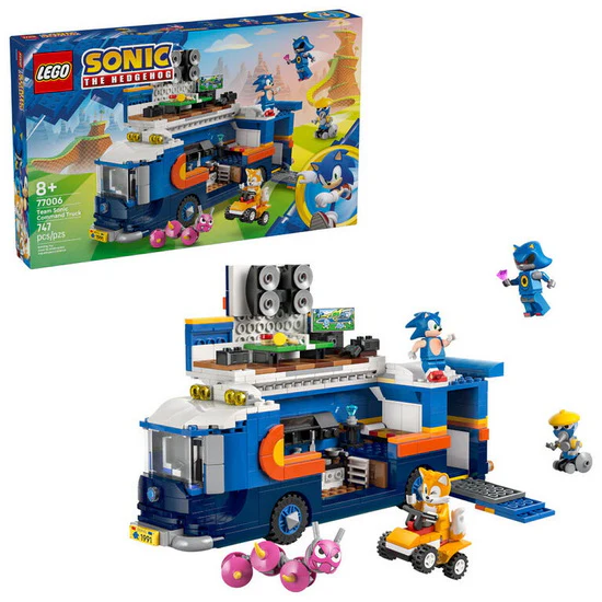 Le camion de contrôle de l’équipe Sonic
