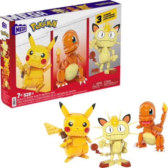 MEGA Pokémon trio de la région de Kanto