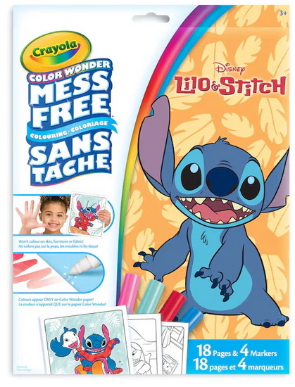 Ensemble Color Wonder Lilo et Stitch