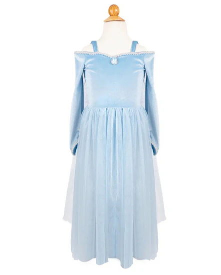 Robe de princesse en velours sœurs pour toujours 3-4 ans