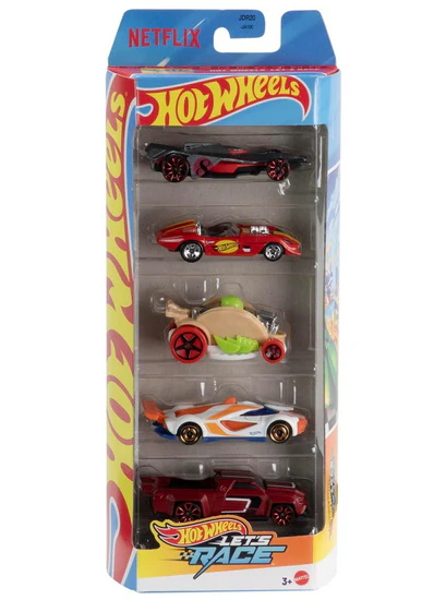 Hot Wheels Coffret 5 Véhicules Let’s Race