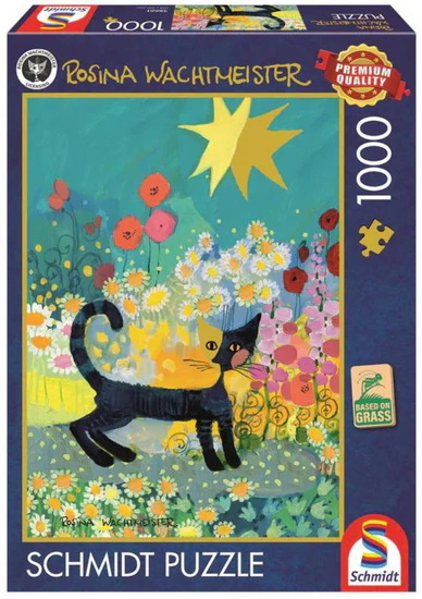 Rosina Wachtmeister : Chat dans une mer de fleurs 1000 mcx