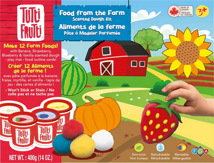 Les aliments de la ferme Tutti Frutti